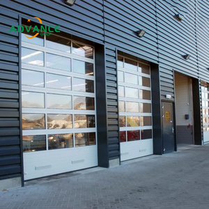 <span class=keywords><strong>Porte</strong></span> de garage résidentielle moderne bon marché électrique isolée noire sectionnelle pleine <span class=keywords><strong>vue</strong></span> miroir sans cadre - Product Image 5