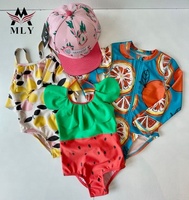 Bikini para niñas bonito hecho a medida, traje de baño para niños, Bikini con tirantes para niños de una pieza