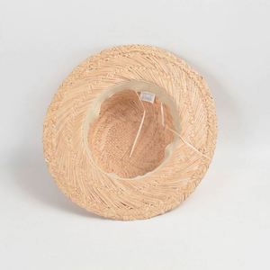 หมวกสานทรงบอตเตอร์ ระบายอากาศได้ดี สไตล์เรโทร ทำจากฟางราฟเฟีย สำหรับผู้หญิง ฤดูร้อน วันหยุด ปีกกว้าง กันแดด ขายส่ง - Product Image 6