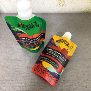Pâte Bec Poche Chili <span class=keywords><strong>Sauce</strong></span> Emballage Sac pour Tomate Ketchup Squeeze Pouch Remplissage À Chaud Feuille D'aluminium Thé Emballage Jus Sac - Product Image 4