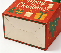 Boîte cadeau pliable en carton écologique avec dorure à chaud et impression offset