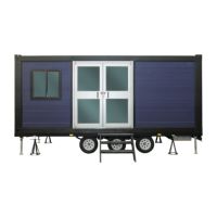 Maison de camping portable isolée pour toutes les saisons, idéale pour les centres de villégiature