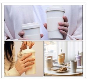 Mug de voyage portable sans BPA de 20 oz avec couvercle anti-fuite, réutilisable pour boissons chaudes et froides, adapté à l'eau bouillante, à boire directement - Product Image 4