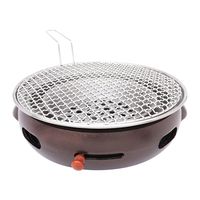 Pinnovo coréen barbecue grill table restaurant charbon de bois intérieur barbecue grill commercial charbon de bois barbecue poêle à vendre