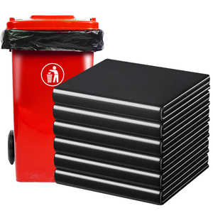 Sacs à ordures résistants noirs 45*50cm 2s 3.2g de PE avec des sacs de poubelle de ménage de valve avec des dispositifs de sécurité - Product Image 5