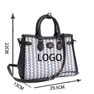 Nouveaux sacs à bandoulière géométriques vintage à la mode avec deux sangles et fermeture à glissière pour femmes, sacs à main en cuir PU - Product Image 5