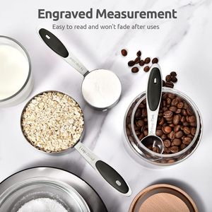10-Piece Eco-Friendly Stainless Steel <b>Measuring</b> Cups <b>Spoons</b> Set with Custom Logo Option for Everyday Travel Use-in Trend Brand - Product Image 3