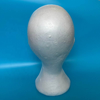 Support de perruque mannequin en mousse moulée, modèle tête et cou féminin blanc et noir, pour la décoration intérieure et la mode, économique