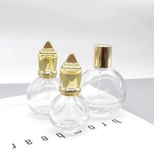 Venta al por Mayor de Botellas de Vidrio de 50 ml para Perfume de Mujer, Botellas de Spray Recargables Vacías con Clip para Cosméticos - Product Image 1