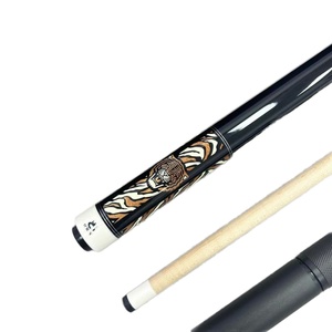 <b>CUE</b> ELF High Grade 1/2 Split Pool <b>Cue</b> <b>Stick</b> with Leather Wrap 3/8*8 Joint Billiard Maple Butt Sleeve 20 oz - Product Image 3