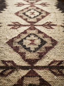 Handmade Wool Jute <b>Runner</b> <b>Rug</b> Geometric Southwestern Boho Farmhouse Carpet for Hallway Entryway Living Room Bedroom Home Decor - Product Image 5