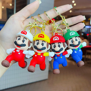 Llaveros Personalizados Promocionales de PVC con Figura 3D de <span class=keywords><strong>Mario</strong></span> Bros, Lindos Regalos para Niños - Product Image 1