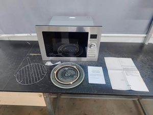 Horno <span class=keywords><strong>Microondas</strong></span> Eléctrico de Acero Inoxidable con Temporizador Mecánico, Capacidad de 25L, Función de <span class=keywords><strong>Grill</strong></span>, para Uso Doméstico y en Hoteles - Product Image 4