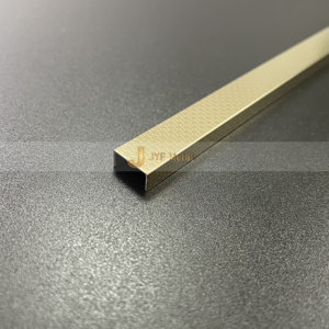 Bordure de carrelage en forme de U en acier inoxydable SS 304 de bonne qualité pour les murs d'appartement - Durable, imperméable, installation facile - Product Image 2