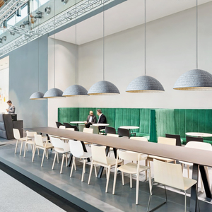 Lampada LED Stile Nord Europa con Paralume in Feltro PET, Luce Bianca Calda 3500K, CRI 90, 900 Lumen, Garanzia 3 Anni, Angolo di Illuminazione 3000°, per Casa e Ufficio - Product Image 2