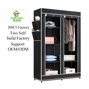 Tủ Quần Áo Gấp Gọn Hiện Đại Đơn Giản, Đồ Nội Thất Phòng Ngủ Bằng Vải Không Dệt Có Thể Tháo Rời 3 Hàng - Product Image 2