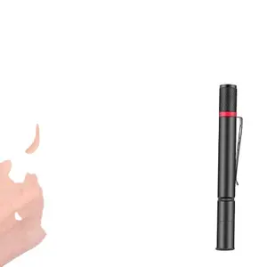 Миниатюрная лампа-ручка с зажимом для ручки/пряжкой, новый маленький переносной уличный светодиодный фонарик с фиксированным фокусом