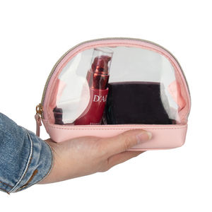 Green Small <b>Transparent</b> Shell <b>Bag</b>, Women's Travel <b>Makeup</b> and Toiletries Storage <b>Bag</b>, Portable Cosmetic <b>Bag</b> - Product Image 5