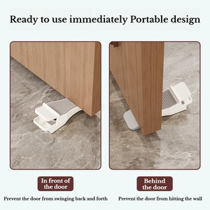 Tope de Puerta Ajustable en Altura, Antideslizante, de Goma, para Hogar y Oficina, Protector de Piso Anticolisión y Antiviento, para Todo Tipo de Puertas - Product Image 4