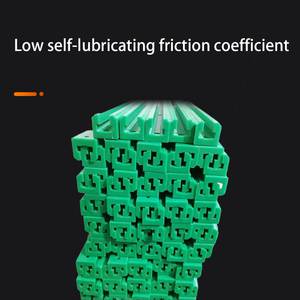 Chất Lượng Cao Màu Xanh Lá Cây Giá Rẻ Chịu Nhiệt Độ Cao <span class=keywords><strong>UHMWPE</strong></span> Nhựa Hướng Dẫn Đường Sắt - Product Image 3