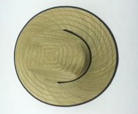 Vente en gros Casquette de sauveteur à large bord unisexe personnalisée Chapeau de paille de surf de plage pour femmes et hommes avec logo