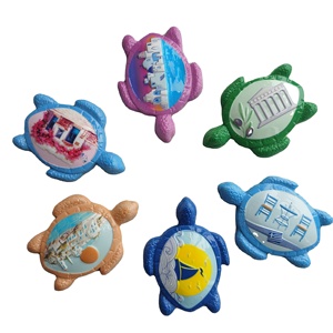 Italie Rome Lac de <span class=keywords><strong>Como</strong></span> Aimant de réfrigérateur magnétique puissant en résine métallique avec estampe dorée 3D, écologique, souvenir touristique - Product Image 4