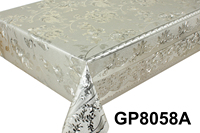 Nappe de table décorative de luxe en PVC gaufré floral vintage, imperméable et facile à nettoyer, pour dîner et banquet