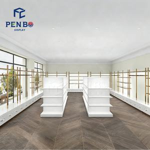 Diseño de Interiores de Tienda de Vestidos de Novia de Alta Gama, Muebles Personalizados para Sala de Exhibición de Novias, Exhibidores de Ropa de Lujo - Product Image 3