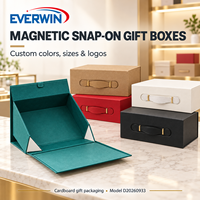 Boîte cadeau magnétique pliable personnalisée de qualité supérieure avec poignée de transport en carton pour bijoux, montres, parfums, emballage de vente au détail