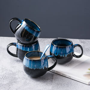 Taza de Porcelana Reactiva <span class=keywords><strong>UNICASA</strong></span> de 500 ml/17 oz con Logotipo Personalizado, Taza de Cerámica para Té, Leche y Café - Product Image 3