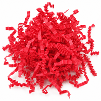 Papier crépon anti-statique recyclable aux couleurs mélangées, design froissé, élégant, pour le remplissage de boîtes décoratives, intérieur luxueux
