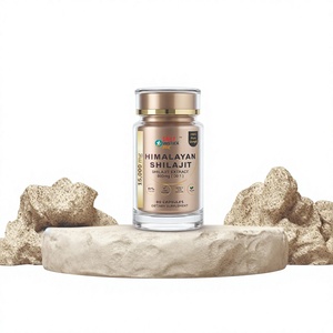Cápsulas de Extracto de Shilajit del Himalaya a Granel, Complejo Mineral Natural, Fabricante de Nutracéuticos de Marca Privada para Hombres, 60 Unidades - Product Image 2