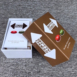 <span class=keywords><strong>Jeu</strong></span> <span class=keywords><strong>de</strong></span> cartes en papier English Shitty Choices Despicable Choice pour les fêtes, développement intellectuel, communication parent-enfant - Product Image 2