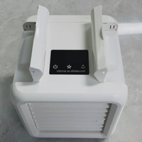 Mini refroidisseur d'air portable DC avec lumière LED USB, espace personnel, bureau, refroidissement par évaporation de l'eau