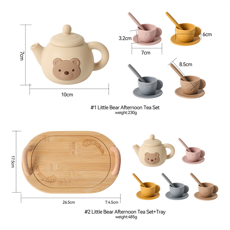 Wooden & Silicone Afternoon Tea Set preview 5