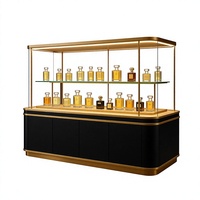 Vitrine de présentation de parfums sur mesure avec canopy, conçue par des experts pour les magasins de détail - Vente directe usine - MOQ 1 pièce