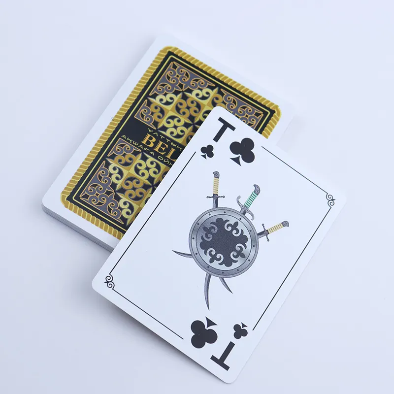 Specialty custom Factory outlets playing cards custom pvc game cartoon casinoplastic playing card