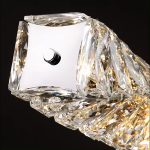 New Design Led Pendant Light Gold Hanging Lamp Luxury <b>Crystal</b> <b>Chandelier</b> for Living Room - Product Image 5