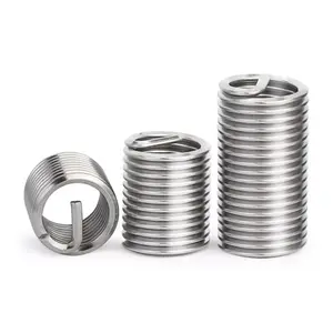 304 Stainless Steel Carbon Steel DIN8140 Screw Self-locking Thread Insert Wire Threaded helicoils M8 Wire Thread Inserts