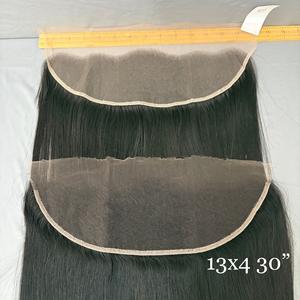 Cabello Humano Virgen Brasileño Liso de Alta Calidad, Súper Suave, con Frontal de Encaje HD de 30 Pulgadas 13x6/13x4 - Product Image 5