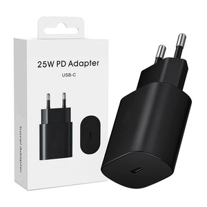 S25 2 broches <span class=keywords><strong>chargeur</strong></span> prise <span class=keywords><strong>25</strong></span> W USB C bloc de charge Cargadores Tipo c pour <span class=keywords><strong>Samsung</strong></span> Adaptador <span class=keywords><strong>chargeur</strong></span> <span class=keywords><strong>25</strong></span> watts - Product Image 1