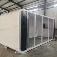 Nouvelle conception 2025 Maison capsule Apple, bureau mobile, maison de travail, maison détachable de 40 pieds