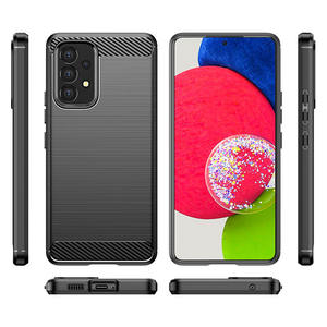 Gran oferta, funda de teléfono de fibra de carbono, funda a prueba de golpes, funda de teléfono Tpu suave para Samsung A13 A23 a33 a53 a73 <span class=keywords><strong>M23</strong></span> S22 plus - Product Image 2