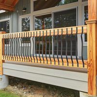 Balustres de terrasse, poteaux de sécurité extérieurs pour patio, véranda, escalier