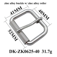Boucle de ceinture à ardillon en alliage de Zinc 35mm finition chromée vintage pour hommes Style ancien poli Western Jeans sangle accessoires en gros