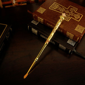 Juego <span class=keywords><strong>de</strong></span> Misa Chapado en Oro para <span class=keywords><strong>Iglesia</strong></span> Católica, Pulverizador <span class=keywords><strong>de</strong></span> Agua Bendita, Pluma <span class=keywords><strong>de</strong></span> Obispo con Piedras Preciosas - Product Image 4