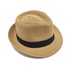 Chapeau de plage d'été <span class=keywords><strong>2022</strong></span>, casquette de Jazz pour femmes, bord court, Trilby <span class=keywords><strong>Panama</strong></span>, chapeau de paille Fedora - Product Image 3