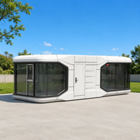 Maison Capsule Spatiale Modulaire Amovible Préfabriquée pour Usage Commercial et Résidentiel