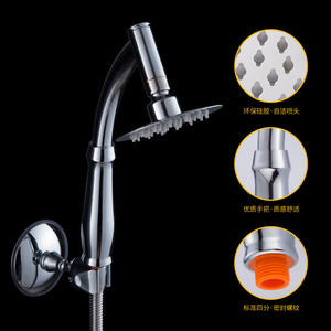Chengming Shower Set XH118 Rain Round <b>Adjustable</b> Stainless Steel Overhead With Handheld Switchable - Product Image 3