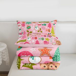Aoyatex nhà sản xuất khách sạn sang trọng nhà <span class=keywords><strong>Comforter</strong></span> bộ phim hoạt hình Santa Claus mùa đông <span class=keywords><strong>Comforter</strong></span> Bộ - Product Image 4
